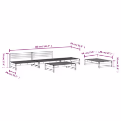 VidaXL 3186601 ensemble de meubles de jardin - Vue supplémentaire 6