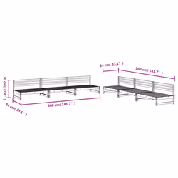 VidaXL 3186608 ensemble de meubles de jardin - Vue supplémentaire 5