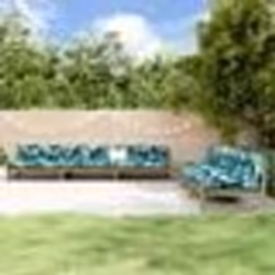 vidaXL Salon de jardin 6 pcs bois de pin imprégné