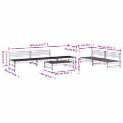 VidaXL 3186614 ensemble de meubles de jardin - Vue supplémentaire 6