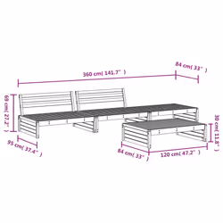 VidaXL 3186632 ensemble de meubles de jardin - Vue supplémentaire 6