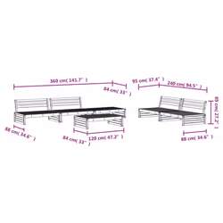 VidaXL 3186646 ensemble de meubles de jardin - Vue supplémentaire 6