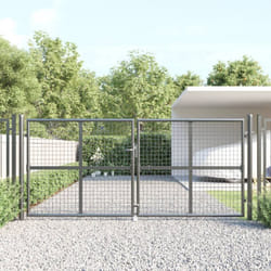 Vidaxl - Portal de jardin maille anthracite 300x175 cm acier galvanisé