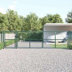 Vidaxl - Portal de jardin maille vert 500x175 cm acier galvanisé