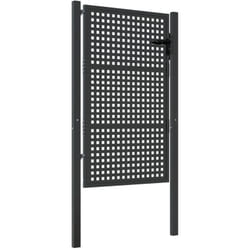 Vidaxl - Portail de jardin anthracite 105x175 cm acier