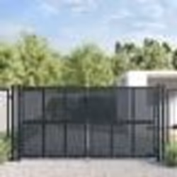 vidaXL Portail de jardin anthracite 300 x 150 cm acier