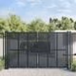 vidaXL Portail de jardin anthracite 300 x 200 cm acier