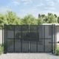 vidaXL Portail de jardin anthracite 300 x 200 cm acier