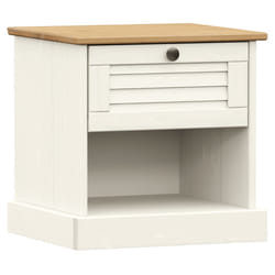 VidaXL 353155 Table de nuit et table de chevet Blanc