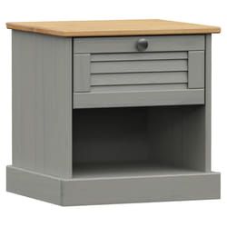 VidaXL 353156 Table de nuit et table de chevet Gris