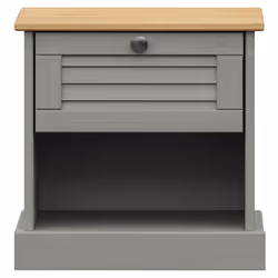 VidaXL 353156 Table de nuit et table de chevet Gris - Vue supplémentaire 5