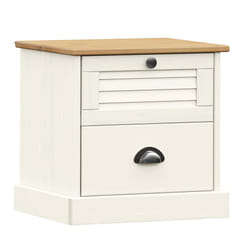 VidaXL 353158 Table de nuit et table de chevet Blanc