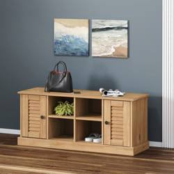 Vidaxl - Banc à chaussures vigo 106x35x45 cm bois massif de pin