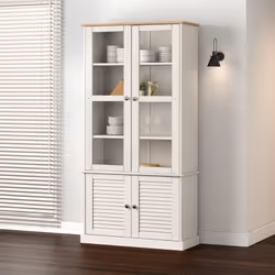 Cette vitrine en bois offre une solution idéale pour organiser vos collections et ajoutera une touche de charme rustique à vo ...