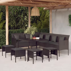 Cet ensemble de salle à manger de jardin tendance, au design élégant et contemporain, est un excellent choix pour vous détend ...