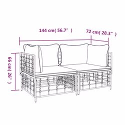 VidaXL 3186690 Canapé de patio - Vue supplémentaire 6