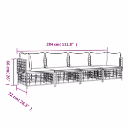 VidaXL 3186698 Canapé de patio - Vue supplémentaire 7
