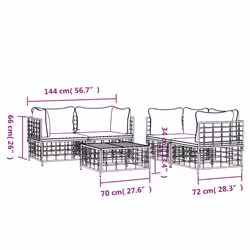 VidaXL 3186702 Canapé de patio - Vue supplémentaire 8