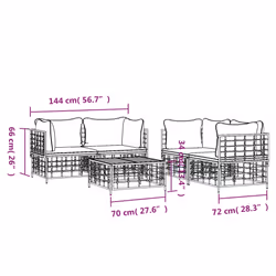 VidaXL 3186705 Canapé de patio - Vue supplémentaire 7