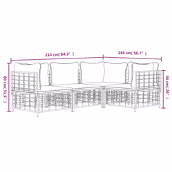 VidaXL 3186751 Canapé de patio - Vue supplémentaire 8