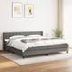 vidaXL Salon de jardin 7 pcs avec coussins anthracite résine tressée