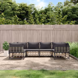 Profitez d'un moment de café confortable dans votre espace extérieur avec cet ensemble de salon de jardin ! C'est un compléme ...