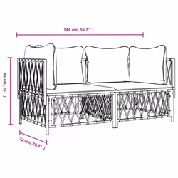 VidaXL 3186813 ensemble de meubles de jardin - Vue supplémentaire 6