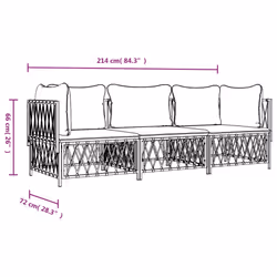 VidaXL 3186816 ensemble de meubles de jardin - Vue supplémentaire 7