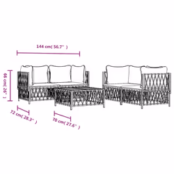 VidaXL 3186826 ensemble de meubles de jardin - Vue supplémentaire 7