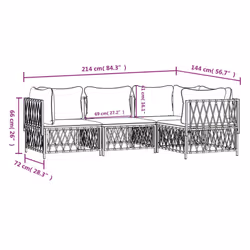 VidaXL 3186868 ensemble de meubles de jardin - Vue supplémentaire 7