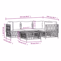 VidaXL 3186870 ensemble de meubles de jardin - Vue supplémentaire 8