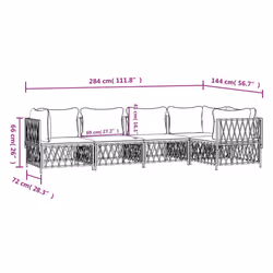VidaXL 3186872 ensemble de meubles de jardin - Vue supplémentaire 6