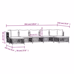 VidaXL 3186904 ensemble de meubles de jardin - Vue supplémentaire 8