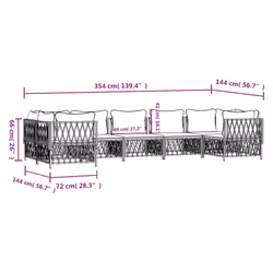 VidaXL 3186922 ensemble de meubles de jardin - Vue supplémentaire 7