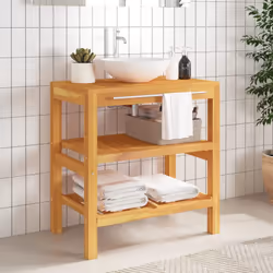 Description générale Cette armoire de salle de bain avec 2 étagères présente un style sobre et simple, parfaitement adapté à  ...