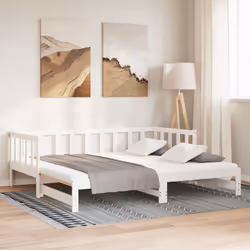 VidaXL 833094 canapé lit sofa Blanc - Vue supplémentaire 4