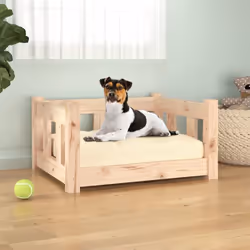 Ce lit super cool en bois pour chien offrira à vos amis poilus un endroit pour s'y blottir. Matériau robuste : le bois de pin ...