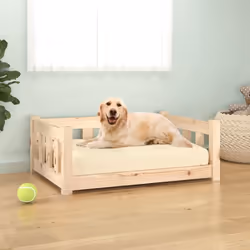 Ce lit super cool en bois pour chien offrira à vos amis poilus un endroit pour s'y blottir. Matériau robuste : le bois de pin ...