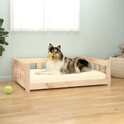 VidaXL Lit pour chien - 95,5 cm bois