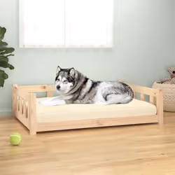 Description générale Ce lit super cool pour chien offrira à vos amis poilus un endroit confortable pour s'y blottir. Le bois ...