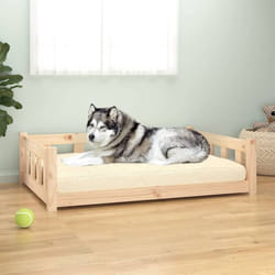 Vidaxl - Lit pour chien 105,5x75,5x28 cm bois de pin solide