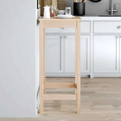 Vidaxl - Table de bar 50x50x110 cm bois massif de pin