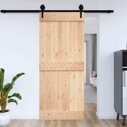 vidaXL Porte NARVIK 100x210 cm bois massif de pin