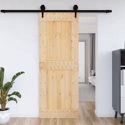 vidaXL Porte NARVIK 85x210 cm bois massif de pin