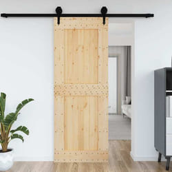 vidaXL Porte NARVIK 85x210 cm bois massif de pin