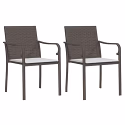 VidaXL 3187073, Terrace, Siège rembourré, Polyester, Crème, Blanc, 110 kg, 560 mm