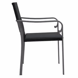 VidaXL 3187076 chaise d'extérieur Terrace Siège rembourré Polyester Gris - Vue supplémentaire 5