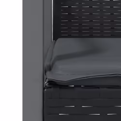 VidaXL 3187079 chaise d'extérieur Terrace Siège rembourré Polyester Gris - Vue supplémentaire 7