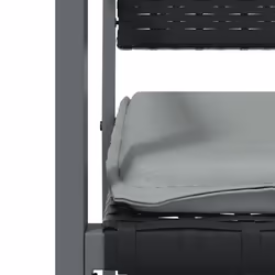 VidaXL 3187081 chaise d'extérieur Terrace Siège rembourré Polyester Gris - Vue supplémentaire 7