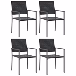 VidaXL 3187083, Terrace, Polyuréthane, Acier, Noir, 110 kg, 540 mm, 625 mm